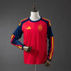 compressed_2026_Spain_Home_Long_Sleeve_Jersey10002 2026 Spain Home Long Sleeve Jerse
